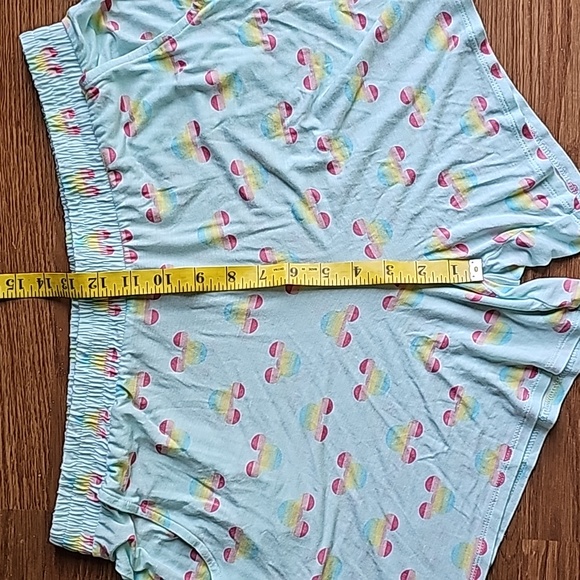 Disney Mickey Ears Elastic Waistband Pajama Shorts Bottoms Women's Size Large - Picture 5 of 9